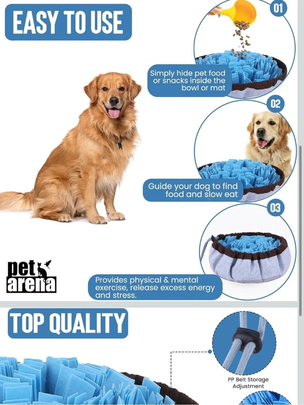 Pet Arena Snuffle Bowl Mat